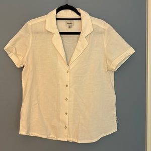 Rhythm. Linen button down top